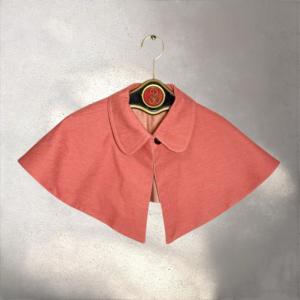 The Capelet reversable pink denim